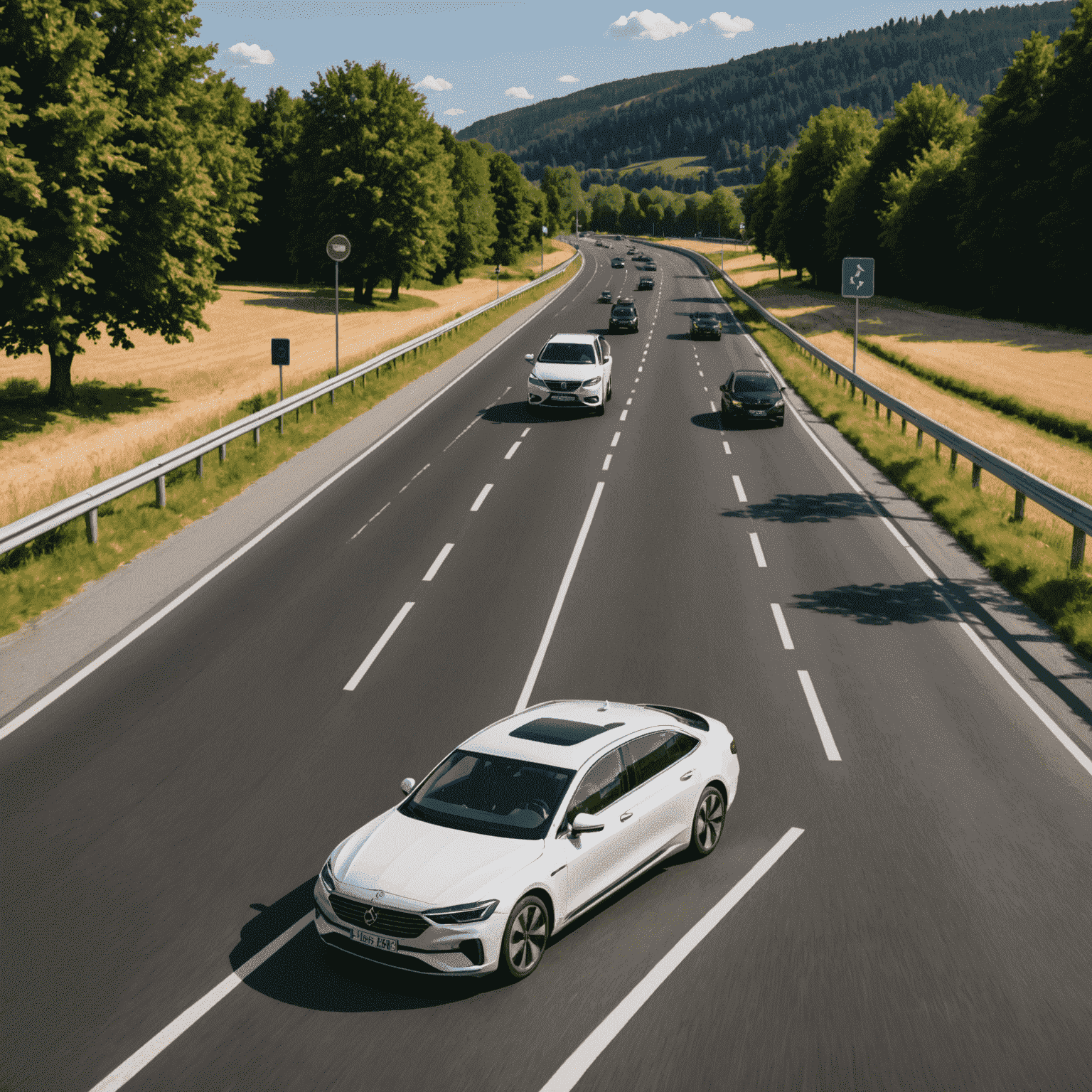 Grafische Darstellung der rechtlichen Entwicklungen für autonomes Fahren in Deutschland, mit Zeitstrahl und Meilensteinen